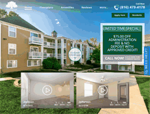 Tablet Screenshot of jeffersonparkapts.com